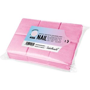 Isabelle Nails Geperforeerde Nail Wipes Stofvrije Wattenschijfjes 600 stuks Roze