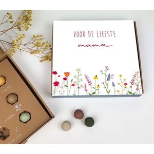 Bloembommetjes - Zaadjes - Mama cadeau - Cadeau voor mama - Liefste mama - bloemen - Zaad - Moederdag - cadeau mama
