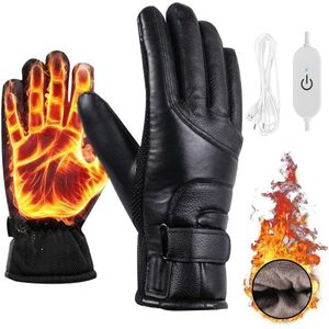 YA Verwarmde Handschoenen - 3 standen – Oplaadbaar – One Size – Zwart - Elektrische Handschoenen-Motorhandschoenen - Handschoenen Winter - Handschoenen Met Verwarming - Verwarmde Wanten - Voor Dames En Heren