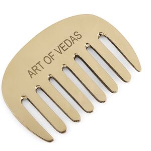 Art of Vedas - Kansa Kam - Kansa Comb - Beleef de Ayurvedische Schoonheid van Haarverzorging - Natuurlijk & Handgemaakt