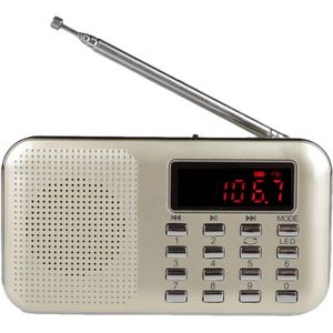 Timé - Transistor Radio Op Batterijen - Transister Radio Op Batterijen - Draagbare Radio