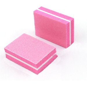 Roze nagel vijl blok kunstnagels vijlen nagels mini vijl