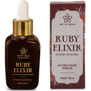Art of Vedas - Ruby Elixir - Kumkumadi Serum - Anti Age Olie - Anti Acne - 100% Natural - Vegan - Ayurvedische Ritual -