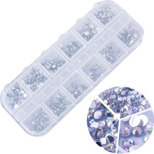 Black Friday Iriserende Strass Nagel Decoratie Steentjes 1000st.