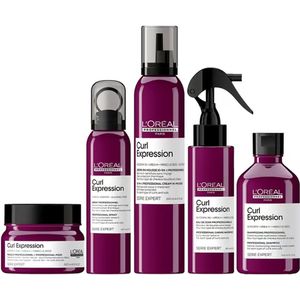 L’Oréal Professionnel - Curl Expression Set - Shampoo + Masker + Drying Accelerator + 10-in-1 Mousse + Curl Reviver - Serie Expert Giftset