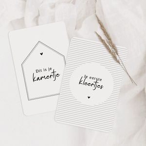 Fyllbooks - Mijlpaalkaarten Zwangerschap - Set van 20 Mijlpaalkaarten - Groeikaarten - Kraamcadeau Milestone Baby Cards