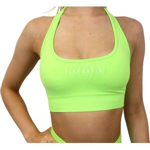 Fittastic Sportswear - Open Back Bra - Groen - Sport bh