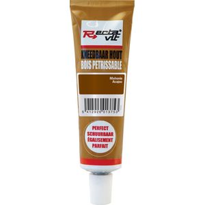 Rectavit Kneedbaar Hout - Reparatiepasta - Overschilderbaar - Tube 50 ml - Mahonie - Prijs per stuk