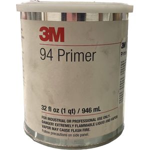 3M 94 Primer Synthetisch - Veelzijdig inzetbare primer op dierse kunststoffen - inhoud : 0.94 L - Prijs per stuk