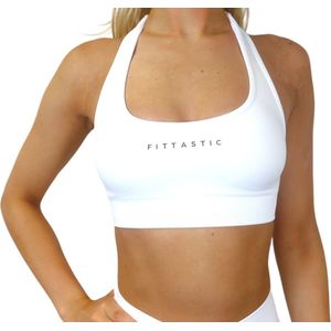 Fittastic Sportswear - Open Back Bra - Wit - Sport bh