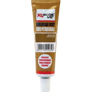 Rectavit Kneedbaar Hout - Reparatie Pasta - Overschilderbaar - Tube 50 ml - Donkere Eik - Prijs per stuk