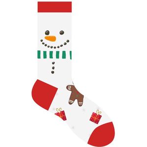 Kerstsokken 2 PAAR christmas, sneeuwpop, kado, kerst, maat 38-45, cadeautip!