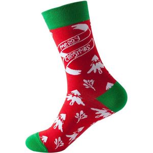 Kerstsokken 2 PAAR christmas, Merry Christmas, kerst, maat 38-45, kerstboom, cadeautip!