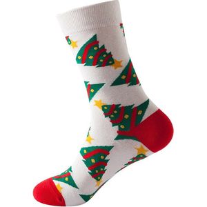 Kerstsokken 2 PAAR christmas, kerstboom , kado, kerst, maat 38-45, tree, cadeautip!