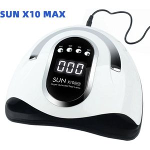 SUN X10 MAX - Nageldroger - 280 Watt UV LED Lamp Nagels - 66 Leds - Nagel UV Lamp - Gellak lamp - Nagellamp - Led - nagellamp voor gel nagellak - Nagellamp UV - Nagellamp Gelnagels - gellak
