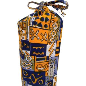 Yogamat-tas | Handgemaakt in Ghana | Sportief cadeau | Tas voor yogamat | Tas met sleutelvakje | Fairtrade draagtas voor yogamat | Yogabag | Goed doel