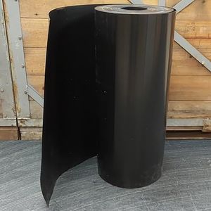 HDPE wortelbegrenzer zwart 1 mm dikte - hoogte 640mm lengte 2mtr