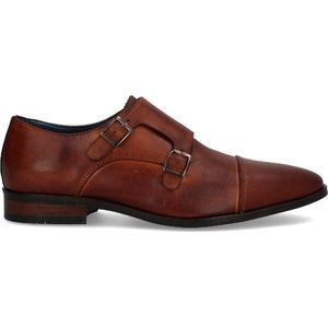 Nette herenschoenen | merk Berkelmans | model Monaco Cognac Calf | bruin | maten 39-49