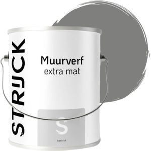 STRIJCK Muurverf Extramat - Aluminium - 067N-3 - 2.5 liter
