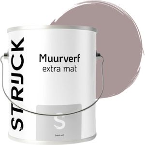 STRIJCK Muurverf Extramat - Aubergine - 037N-4 - 2.5 liter