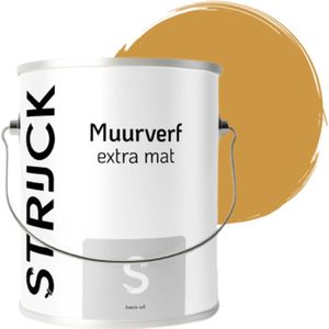 STRIJCK Muurverf Extramat - Oker - 132Y-6 - 2.5 liter