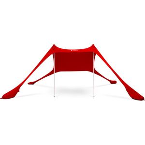 G-RAFFA Strandtent/Schaduwdoek - Opvouwbaar en Lichtgewicht - UPF 50+ - Kleur: Volcano Red
