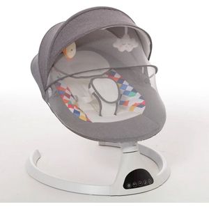 Stellar Luxe Schommelstoel - Elektrische Baby Wipstoel - Babystoel - Baby Swing - Lichtgewicht -Bluetooth met Muziek