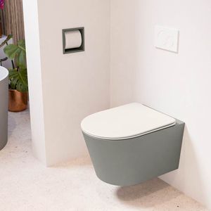 Mondiaz - LAVIE - Toiletpot - Smoke - Keramiek - Softclose