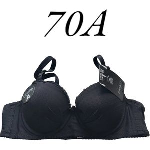 Aina - KK423 - push-up - bh - zwart - 70A