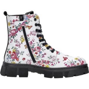 SUB55 Veterschoen hoog Veterschoen hoog - wit