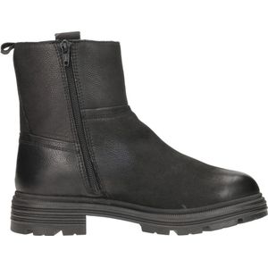 SUB55 Nizza Enkellaarsjes Plat - zwart