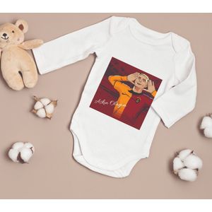 Baby romper met je favoriete voetbalclub - Galatasaray - icardi - Maat 56 lange mouwen - Baby aankondiging - Kraam cadeau