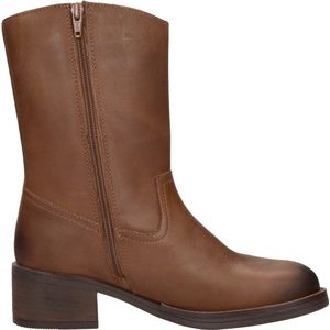 SUB55 Enkellaarsjes Hak Enkellaarsjes Hak - cognac