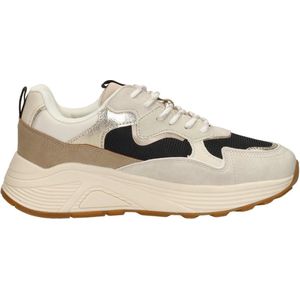 Sub55 - Sneakers Laag - Beige - Textiel