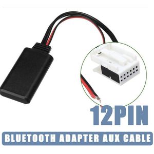aux 12-pin adapter -Bluetooth-Bluetooth adapter- volkswagen rns510 rns310 muziek streamen Telefoon