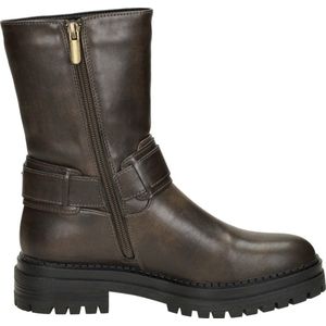 SUB55 Enkellaarsjes Plat Enkellaarsjes Plat - donkerbruin