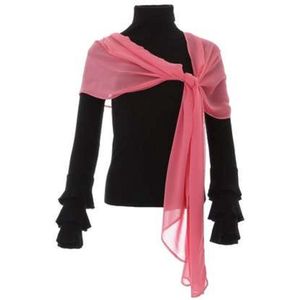 Vera Mont doorschjnende sjaal / omslagdoek mat roze
