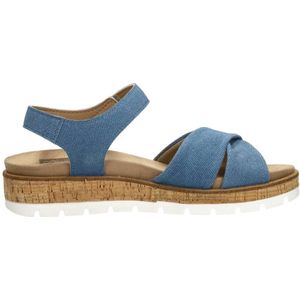 Sub55 - Mia 01 - Sandalen - Licht Blauw - Plat