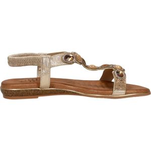 Sub55 - Sandalen Plat - Goudkleur - Espadrilles
