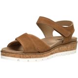 SUB55 Comfort Collection Mia 01 Sandalen Plat - cognac
