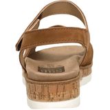 SUB55 Comfort Collection Mia 01 Sandalen Plat - cognac