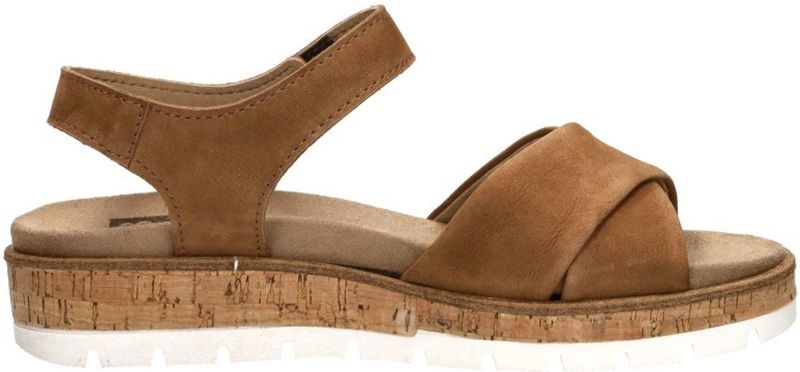 SUB55 Comfort Collection Mia 01 Sandalen Plat - cognac