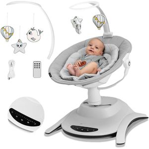 Schommelstoel - Elektrische Babyschommel - Elektrisch draaibaar wipstoeltje - Elektrische wipstoel - Baby Swing