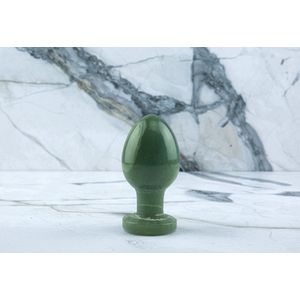 Kristall Buttplug Ava - Grüner Aventurin