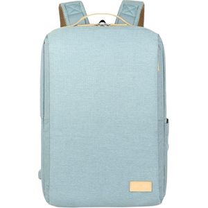 Nordace - Smart Backpack -Aqua- 19L Vol. Laptopvak USB-poort waterbestendig gewicht: 0,88 kg bagageriem veiligheidstas waterflesvak slank ontwerp