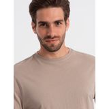 Ombre - Vicenza - Longsleeve Heren - Beige - Modaitalia