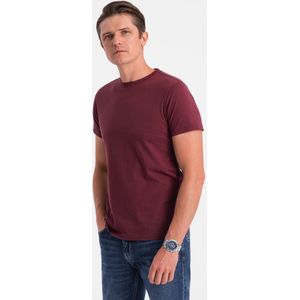 Ombre T-shirt heren bordeaux karite