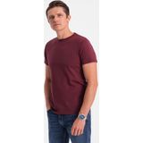 Ombre - Karite - T-Shirt Heren - Bordeaux - Modaitalia