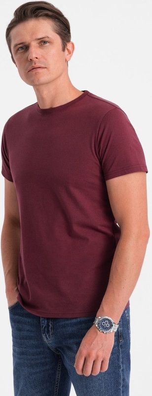 Ombre - Karite - T-Shirt Heren - Bordeaux - Modaitalia