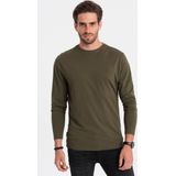 Ombre - Jidney - Longsleeve Heren - Olijf - Groen